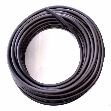 SANTOPSEAL RUBBER CHEMICAL RESISTANT SANTOPRENE  BLACK RUBBER TUBING, 1/4in ID X 3/8in OD, 50 ft SB1438116